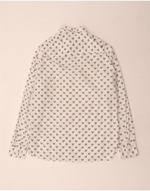 JACK & JONES Camicia da uomo 2XL Cotone maculato bianco