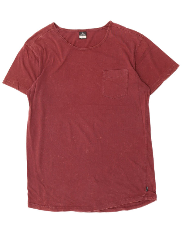 T-shirt alta da uomo Rip Curl Top grande bordeaux