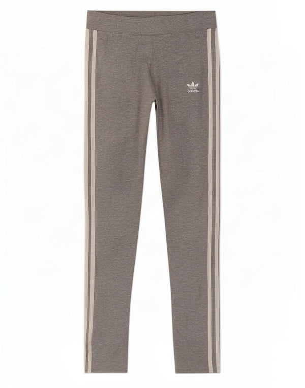 Leggings Adidas da donna UK 12 cotone chiazzato grigio medio