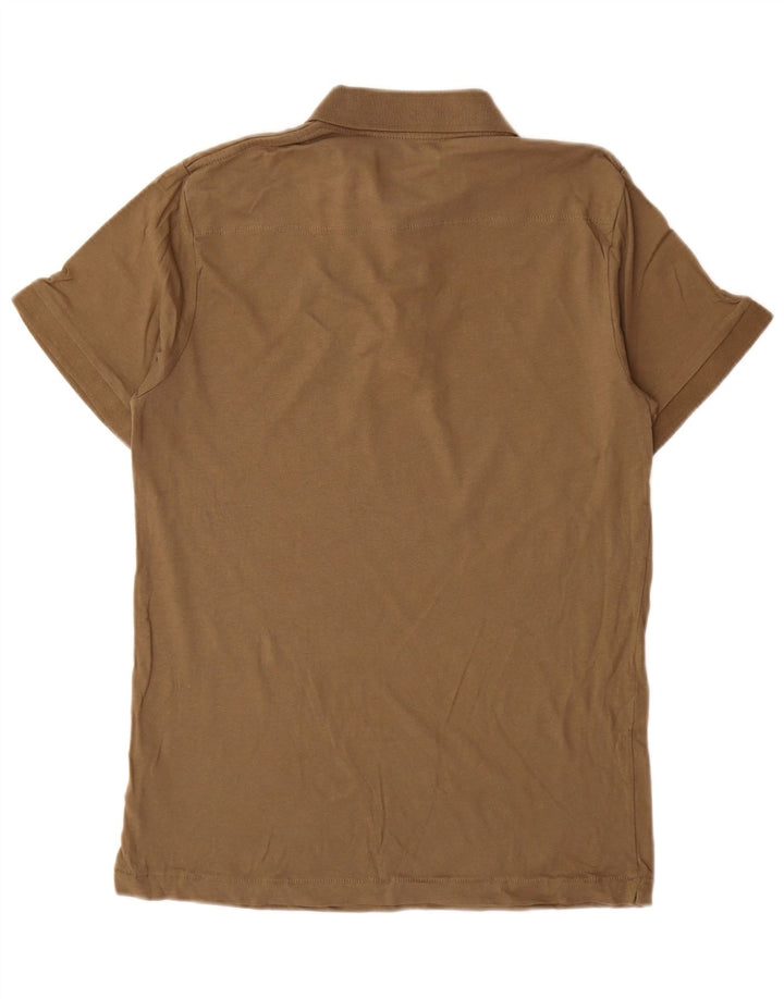 Polo da uomo French Connection in cotone kaki medio