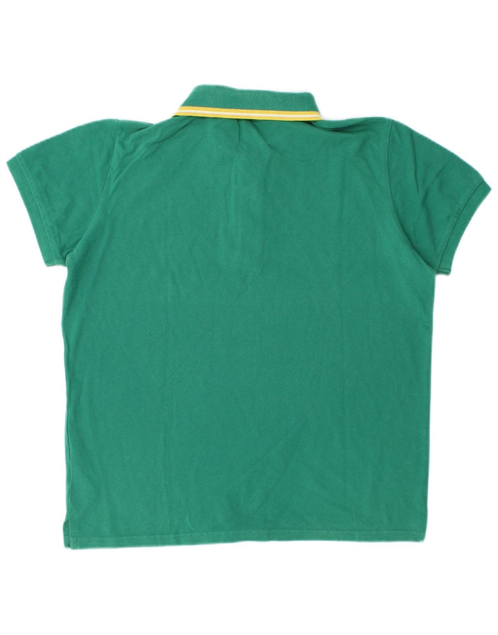 Polo Kappa Uomo Verde Medio In Cotone