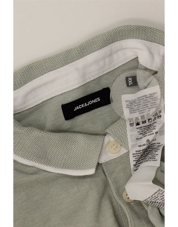 Polo da uomo Jack & Jones 2XL cotone verde