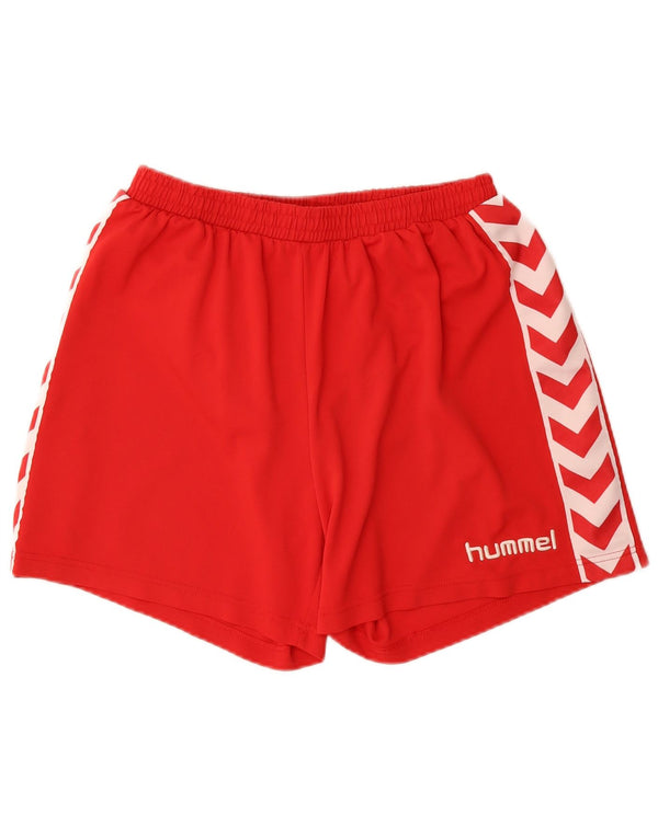 HUMMEL Boys Sport Shorts 13-14 Years Large Red