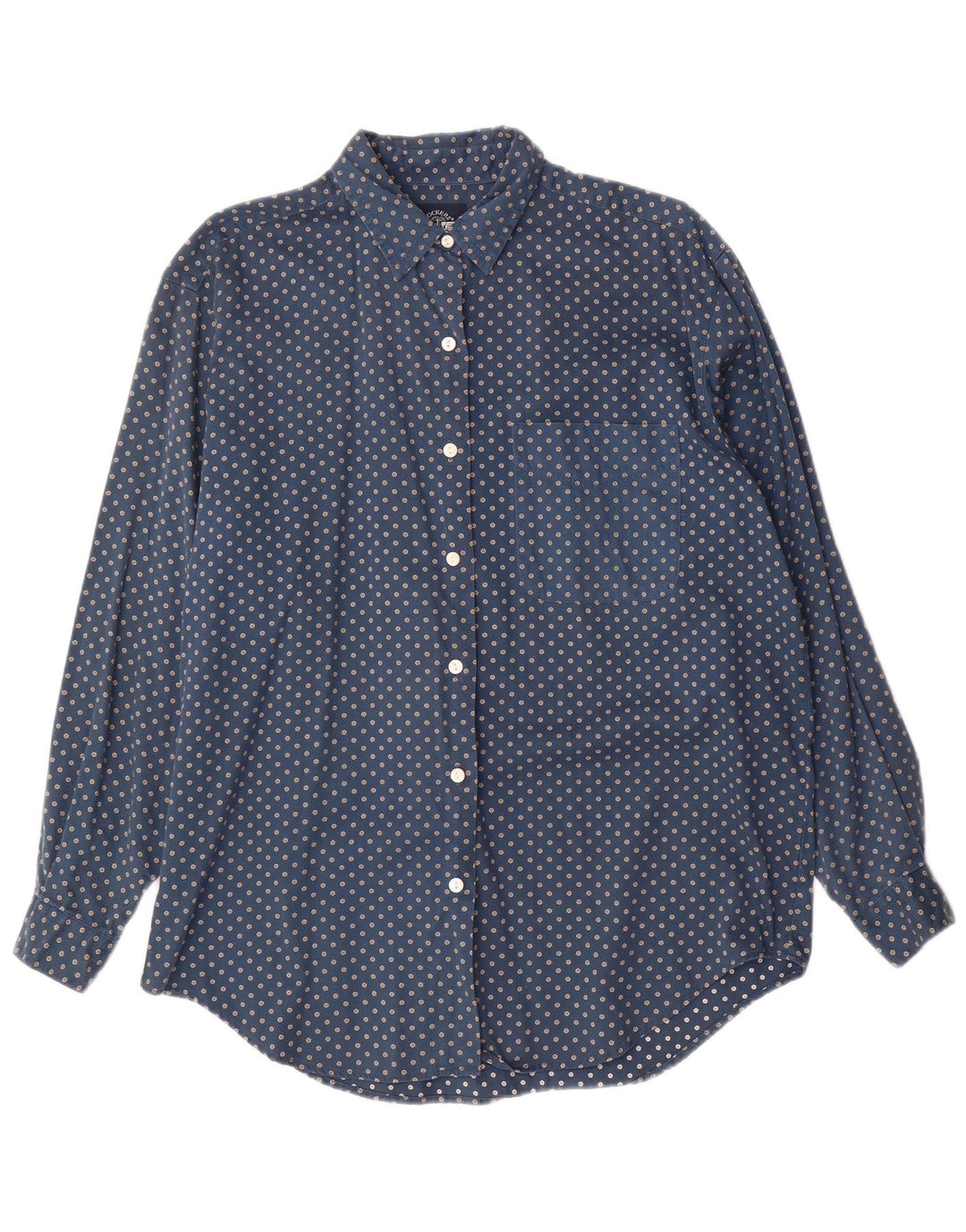DOCKERS Camicia oversize da donna UK 14 Cotone floreale blu navy medio