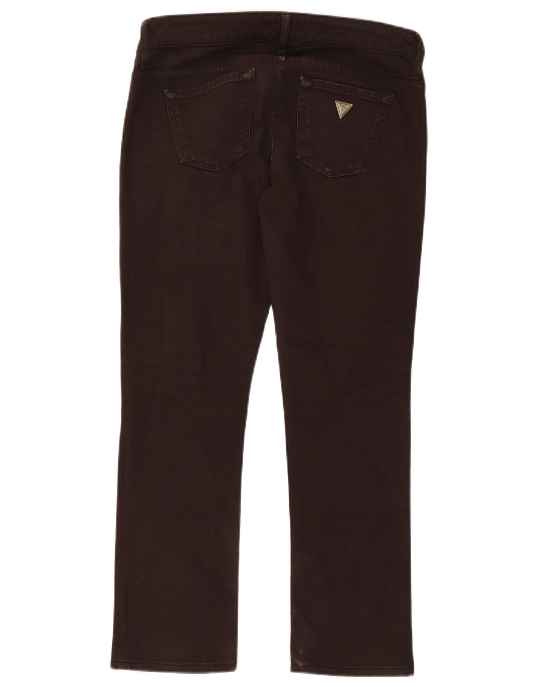Jeans slim da donna Guess W29 L27 cotone marrone