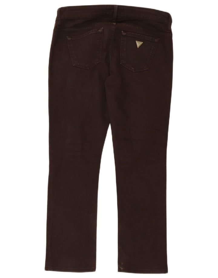 Jeans slim da donna Guess W29 L27 cotone marrone