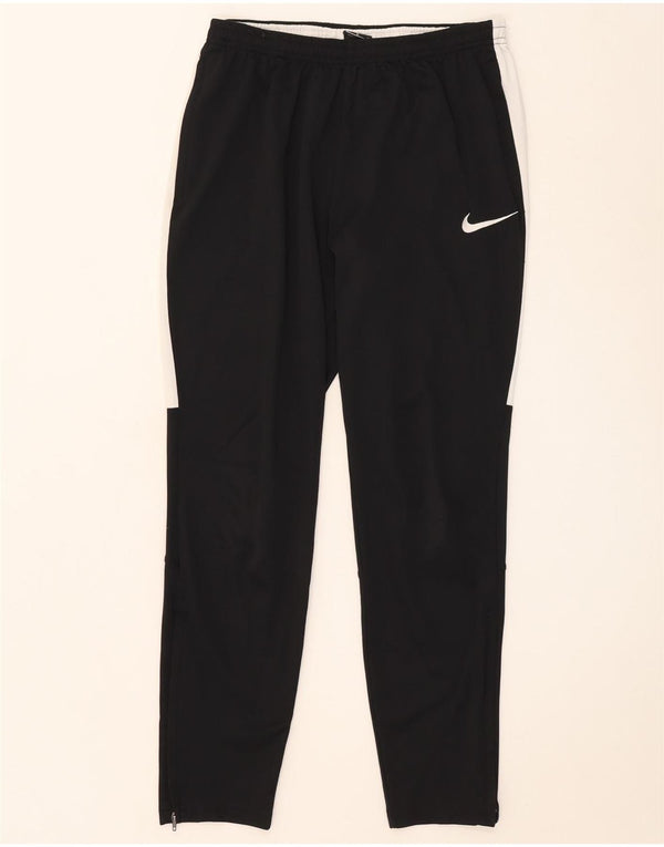 Pantaloni da tuta Nike Dri Fit da uomo, poliestere color block medio nero
