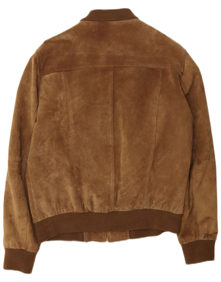 Bomber Uomo In Pelle Scamosciata Conbipel IT 54 XL Marrone