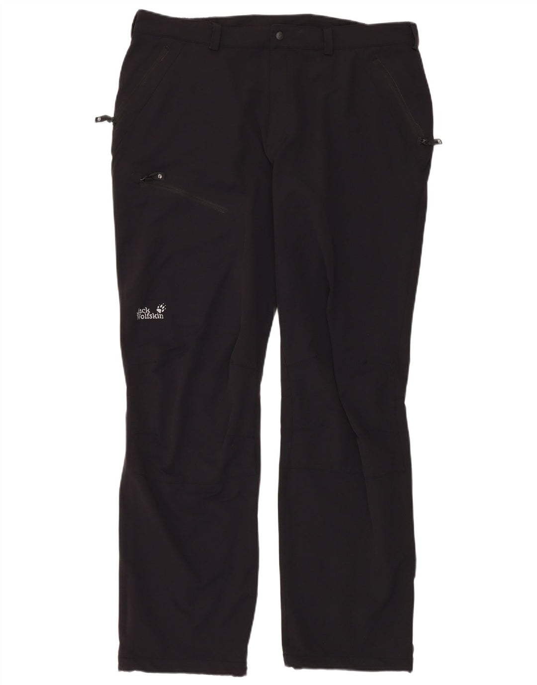 Pantaloni cargo da uomo Jack Wolfskin UK 48 2XL W40 L34 Poliammide nera