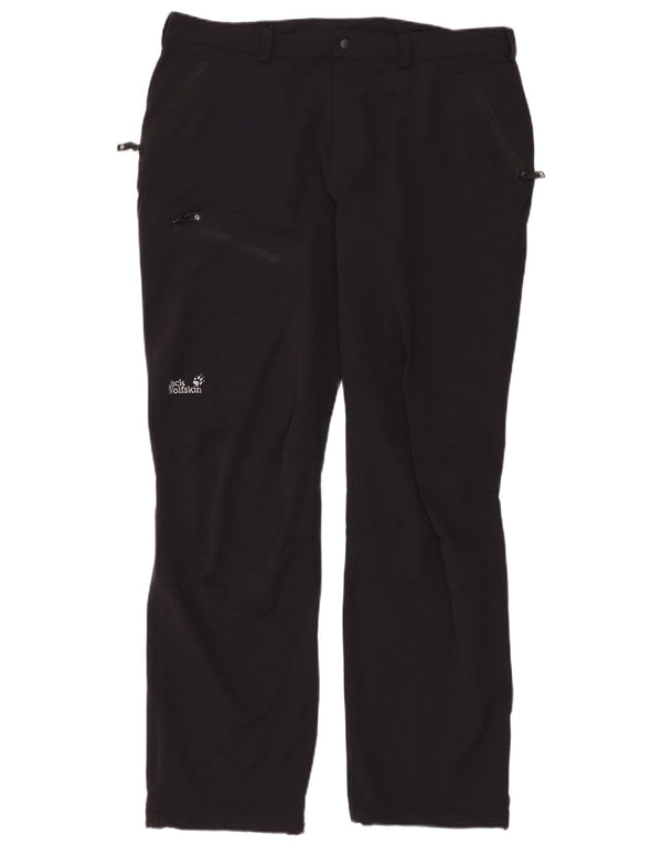 Pantaloni cargo da uomo Jack Wolfskin UK 48 2XL W40 L34 Poliammide nera