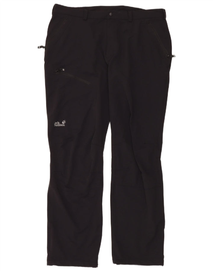 Pantaloni cargo da uomo Jack Wolfskin UK 48 2XL W40 L34 Poliammide nera