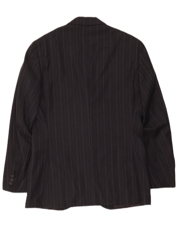 Giacca blazer a 3 bottoni da uomo Polo Ralph Lauren IT 48 piccola a righe nere