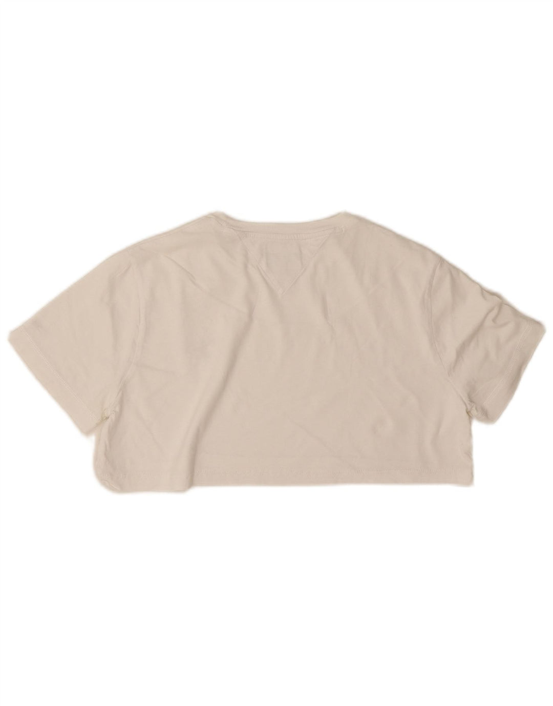 T-shirt grafica corta da donna Tommy Hilfiger Top UK 14 bianco medio