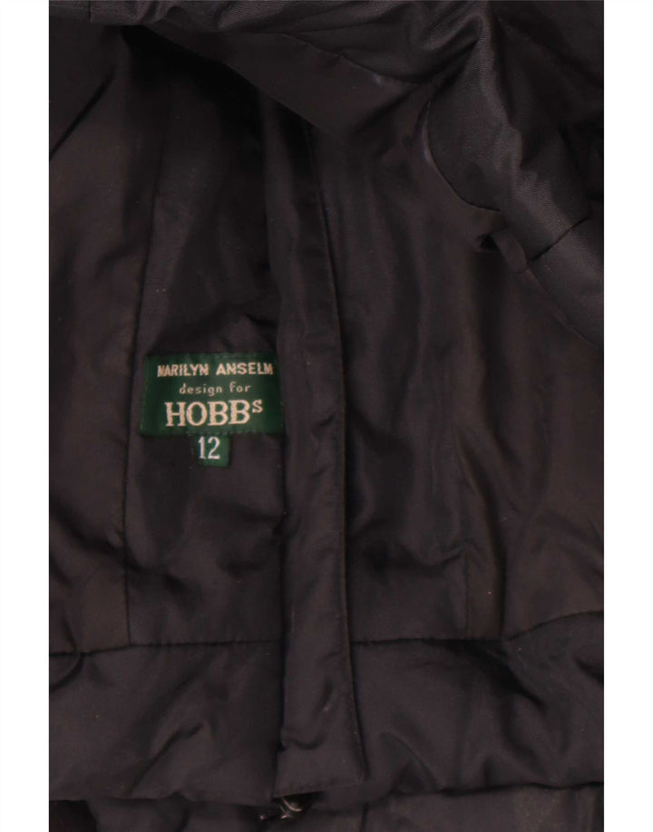 Giacca imbottita da donna Hobbs UK 12 media nera in poliammide