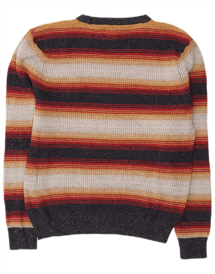 Maglione maglione girocollo da uomo Marks & Spencer a righe medie multicolore