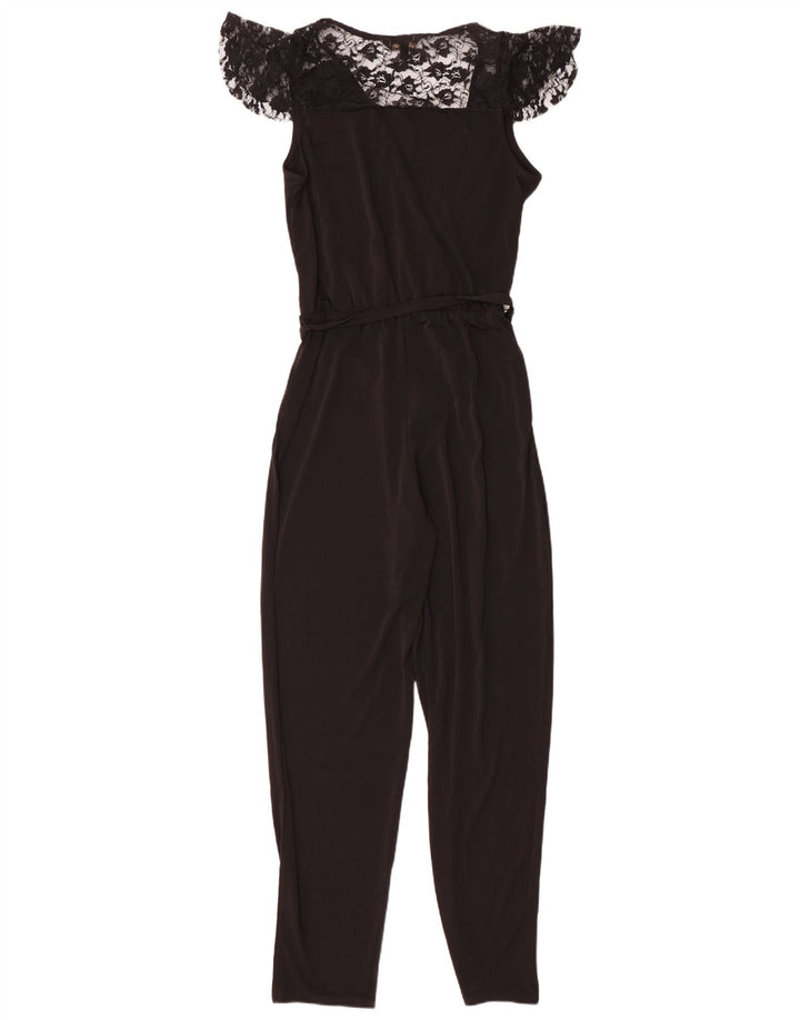 Tuta a maniche corte da donna Lipsy UK 10 piccola poliestere nera