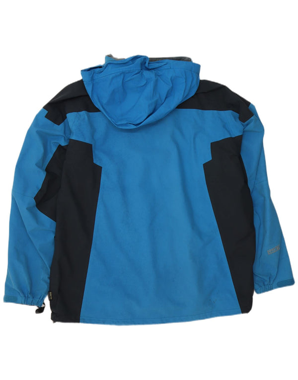 Giacca antipioggia da uomo con cappuccio Sprayway UK 44 2XL Poliammide color block blu