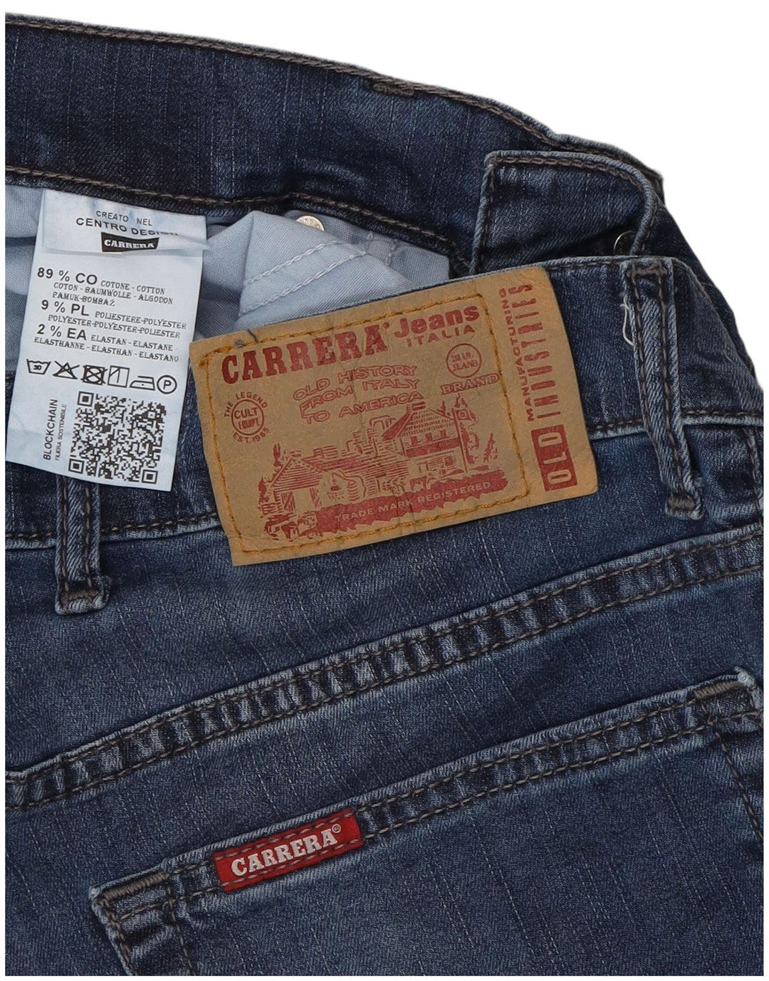 CARRERA Mens 700 Slim Jeans W32 L35 Blue Cotton