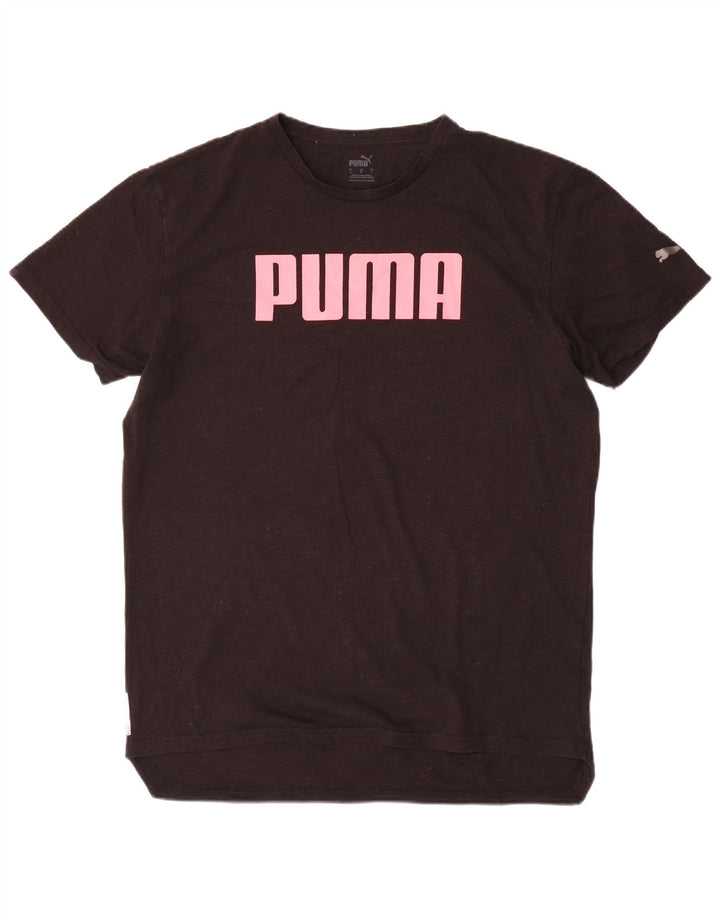 T-shirt grafica da donna Puma UK 16 grande nera