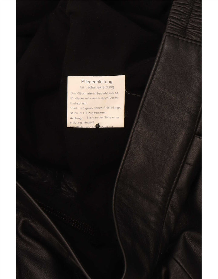 Giacca in pelle da uomo Stadler UK 44 2XL Nera