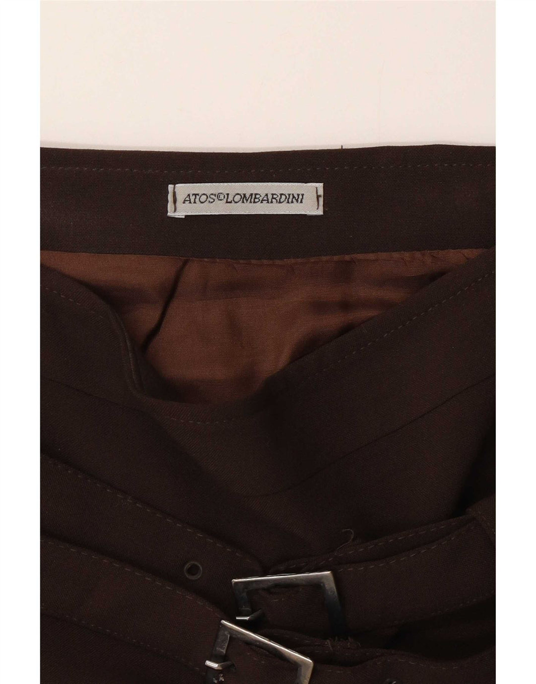 Gonna a trapezio da donna Atos Lombardini W30 Marrone medio