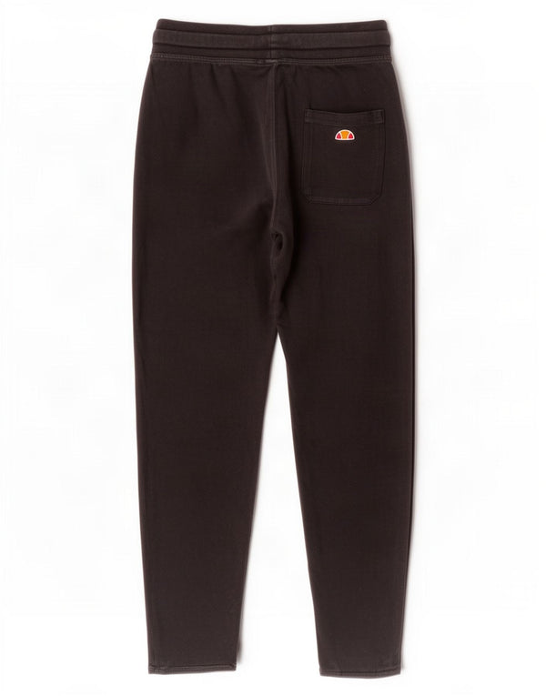 Pantaloni da tuta con grafica da donna Ellesse UK 8 piccoli in cotone nero