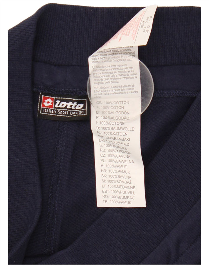 Pantaloni da tuta da donna LOTTO UK 12 Cotone medio blu navy