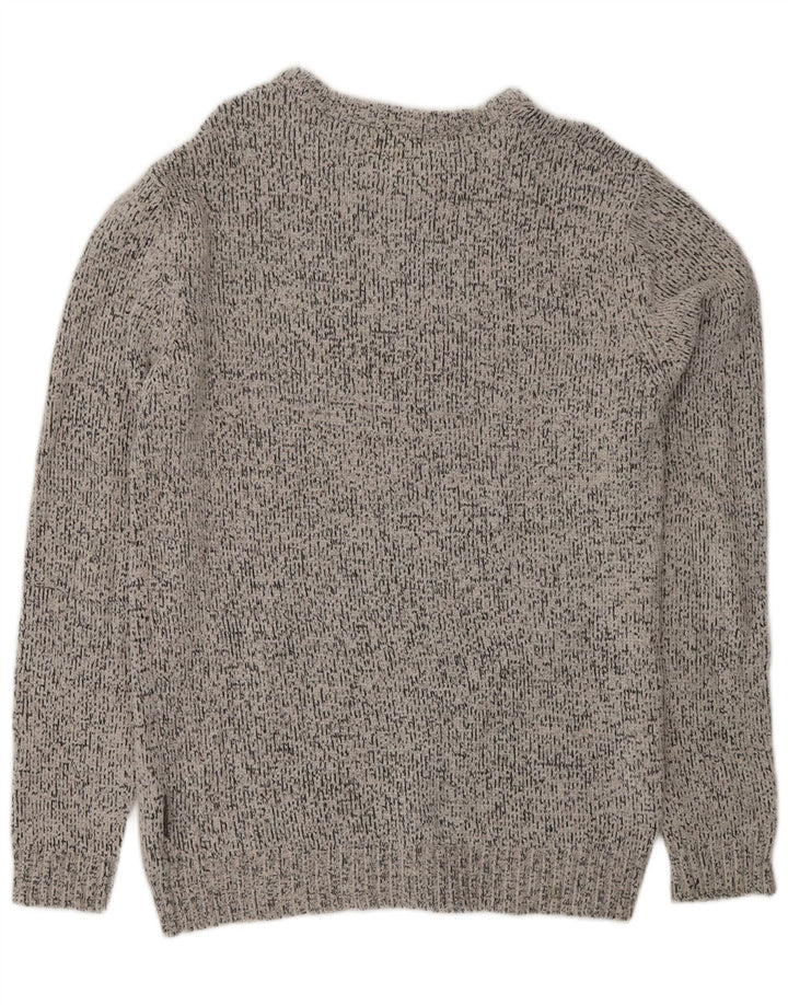 FRENCH CONNECTION Maglione da uomo con scollo a barca grande poliestere grigio