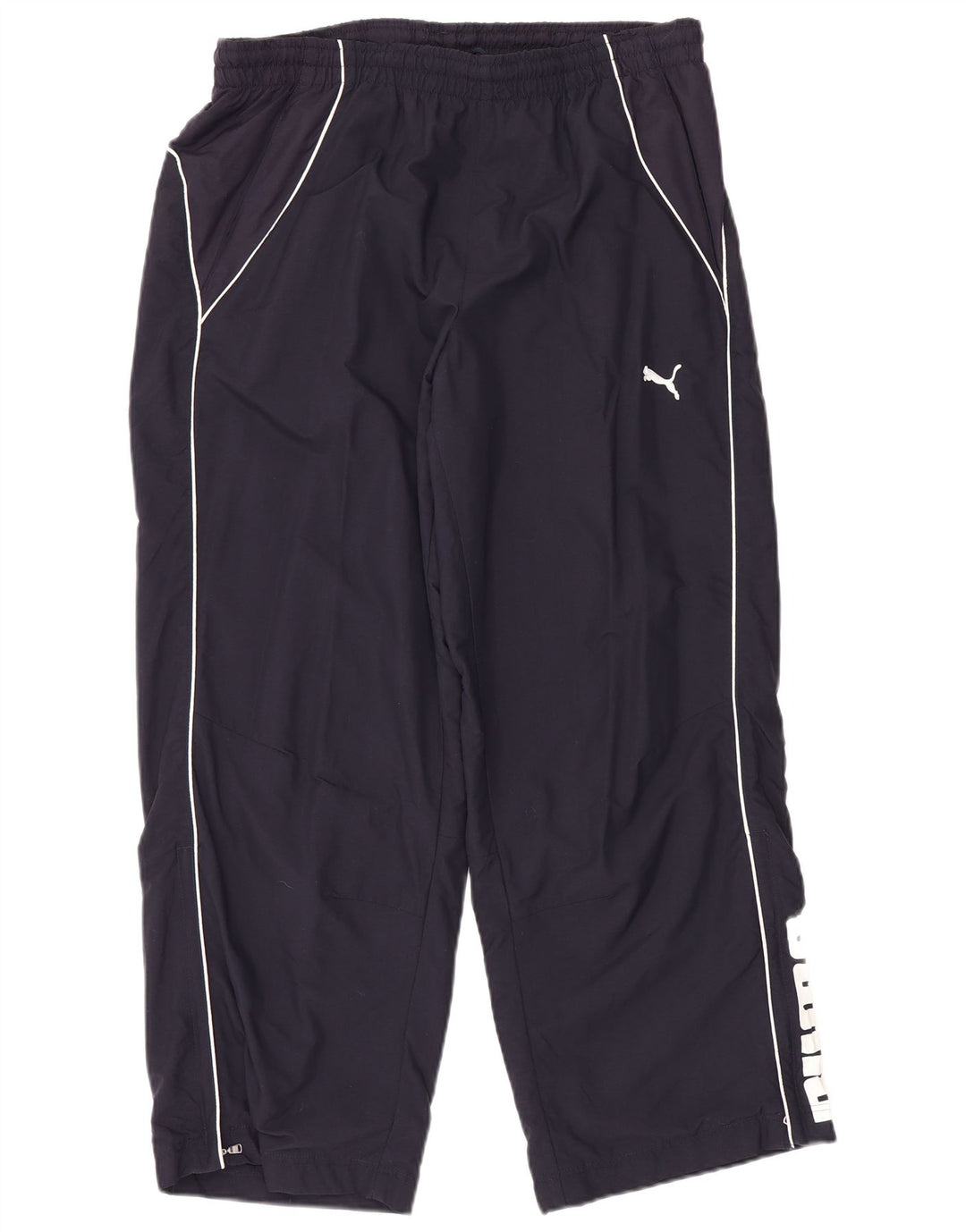 PUMA Mens Graphic Tracksuit Trousers Large  Navy Blue