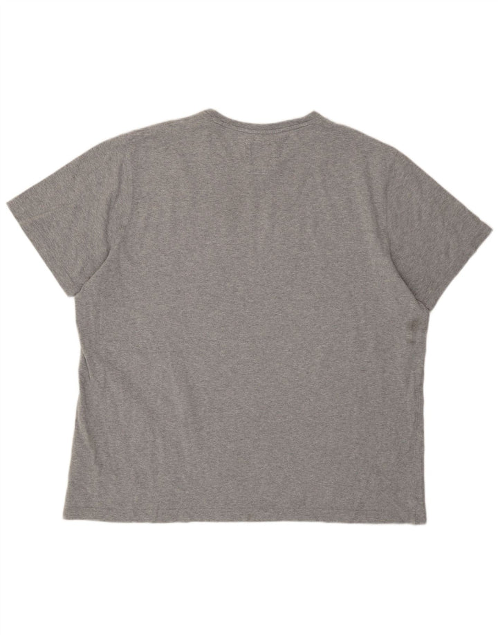 Crew Clothing T-shirt da uomo Top 2XL Cotone grigio
