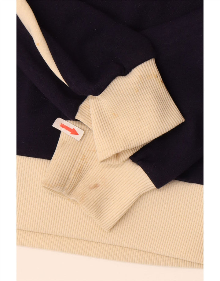 Giacca da tuta da uomo Puma Large in poliestere color block blu navy