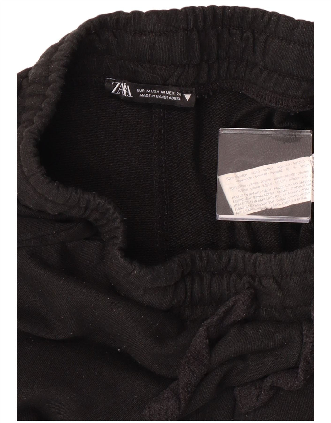 Pantaloni da tuta da donna Zara Joggers UK 12 Medium Black Cotton