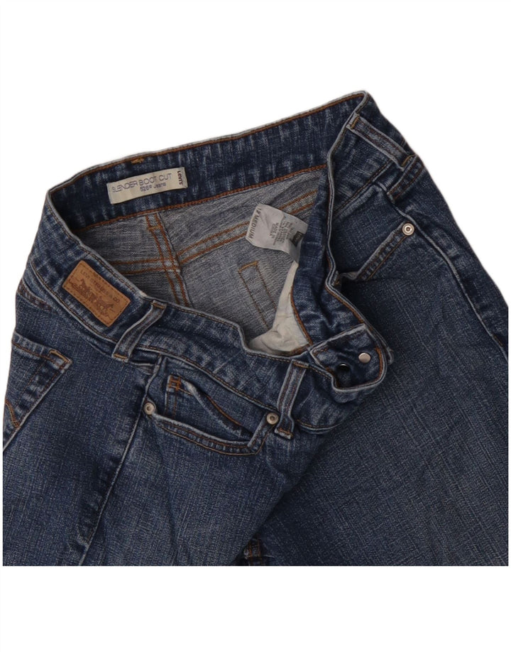 Pantaloncini di jeans Levi's 526 da donna US 12 Large W32 Cotone blu
