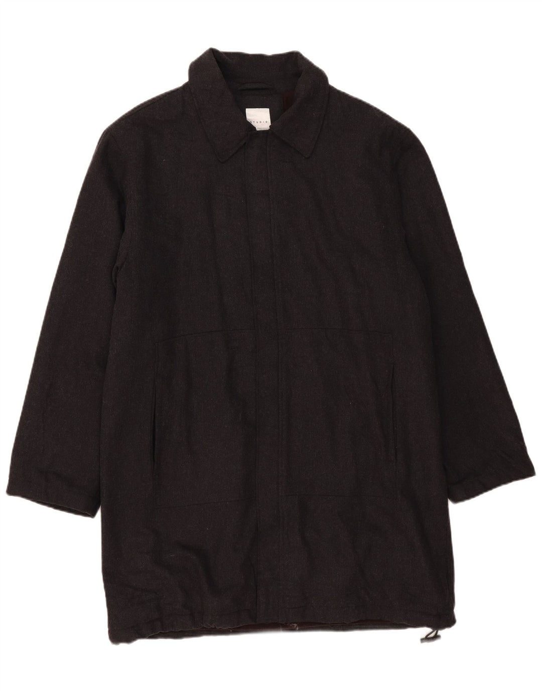 Cappotto da uomo Conbipel Studio UK 40 Large Grey Wool