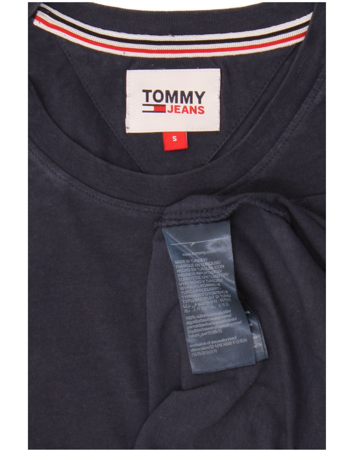 T-shirt da uomo Tommy Hilfiger Top Small in cotone blu navy