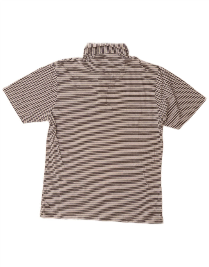 PENGUIN Polo da uomo slim fit Heritage piccola in cotone a righe beige