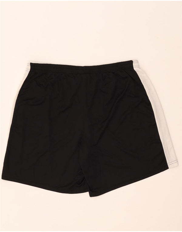 Pantaloncini sportivi NIKE Dri Fit Slim Fit da uomo 2XL Poliestere color block nero