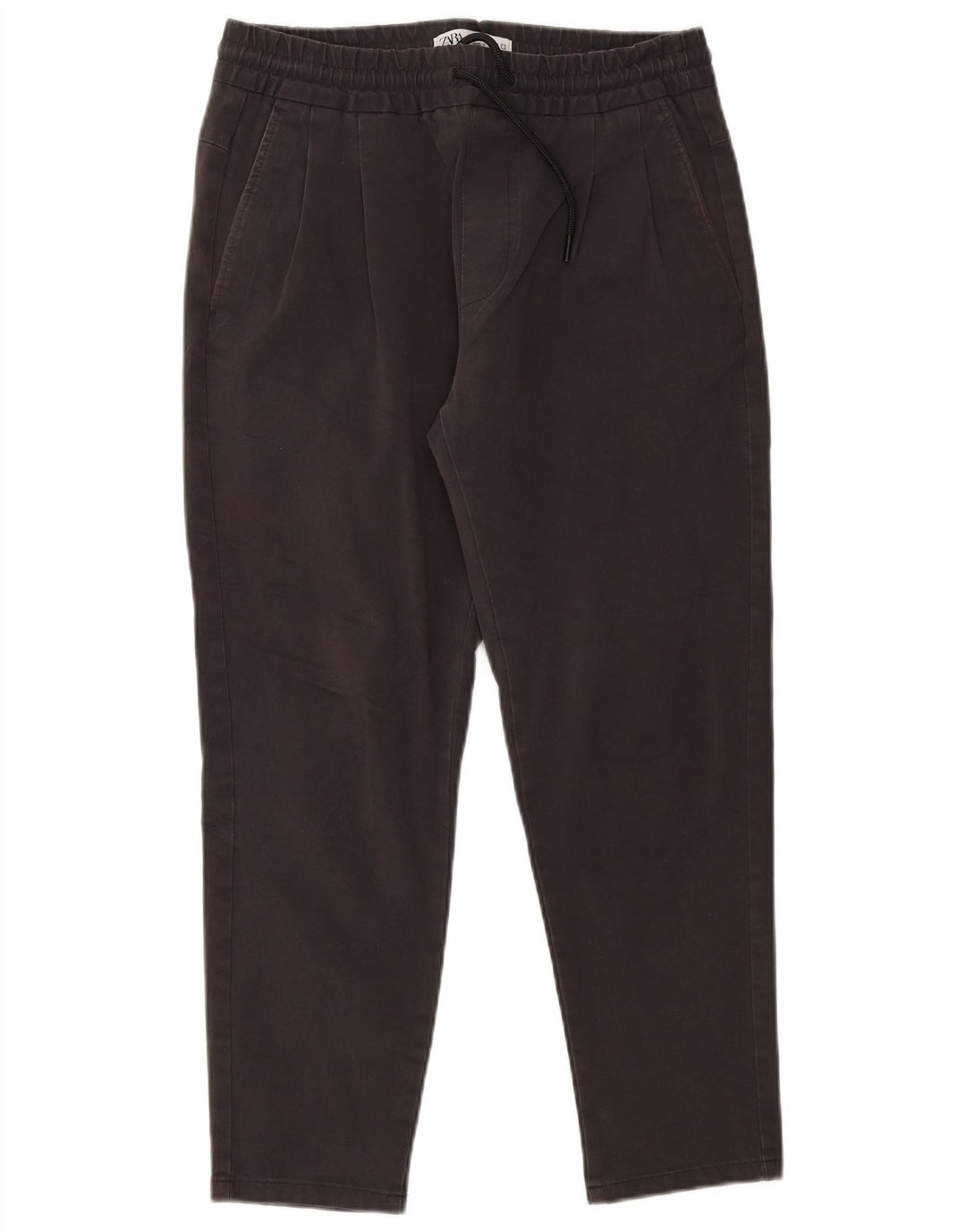 Pantaloni Chino Da Uomo ZARA Medi W31 L26 Cotone Nero