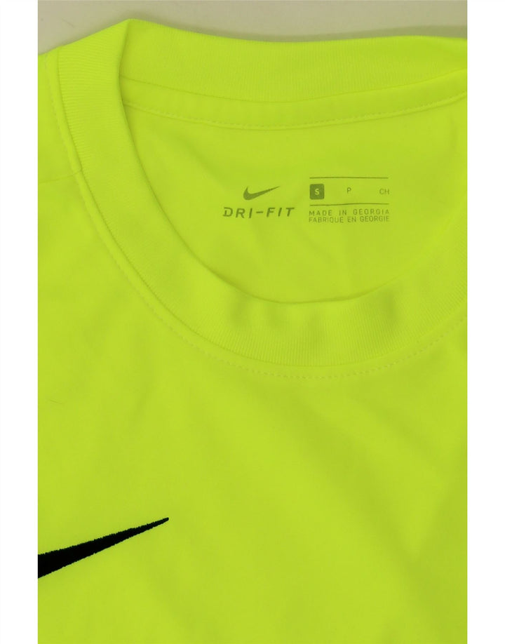 T-shirt Nike Dri Fit da uomo, piccola, in poliestere verde