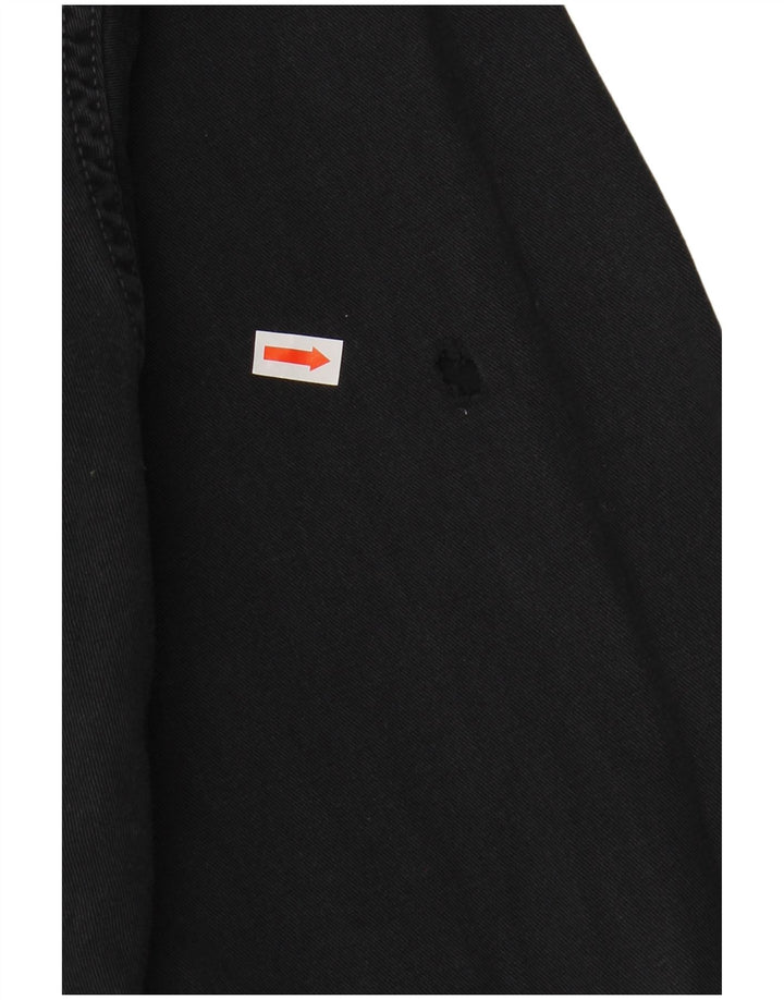 Camicia di jeans da uomo LEE grande in cotone nero