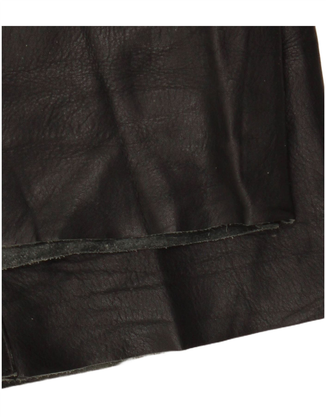 Pantaloni dritti in pelle da uomo MODEKA W37 L33 in pelle nera