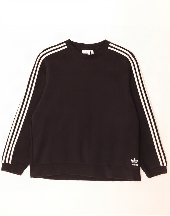 Felpa da uomo Adidas Jumper XL in cotone nero