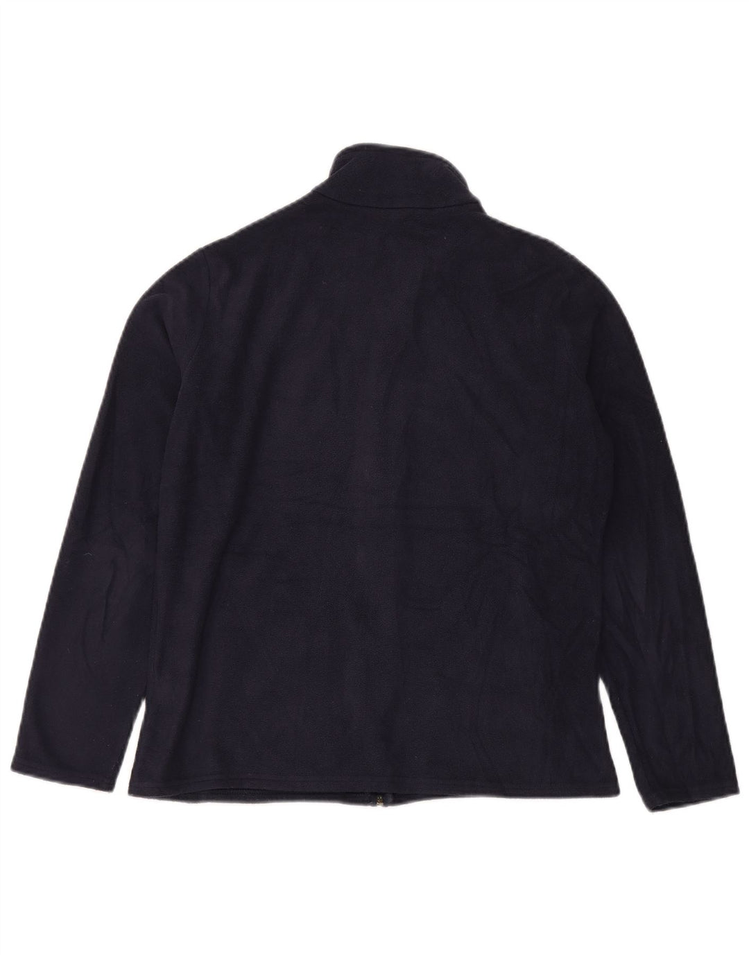 Giacca in pile da donna Marks & Spencer UK 14 grande poliestere blu navy