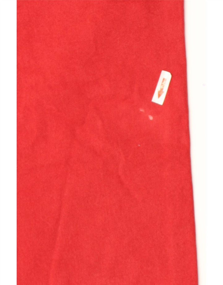 Jeans dritti da uomo Jeckerson W34 L34 cotone rosso