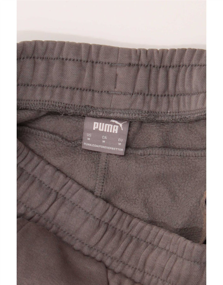Pantaloni da tuta da uomo Puma Joggers in cotone grigio medio