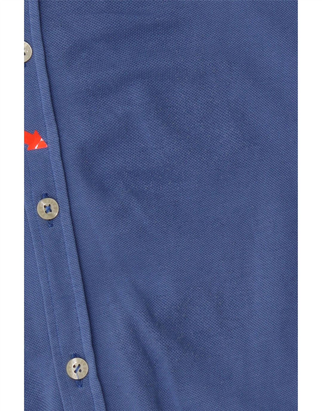 Camicia Brooksfield Uomo Slim Fit IT 46 Small Blu Cotone