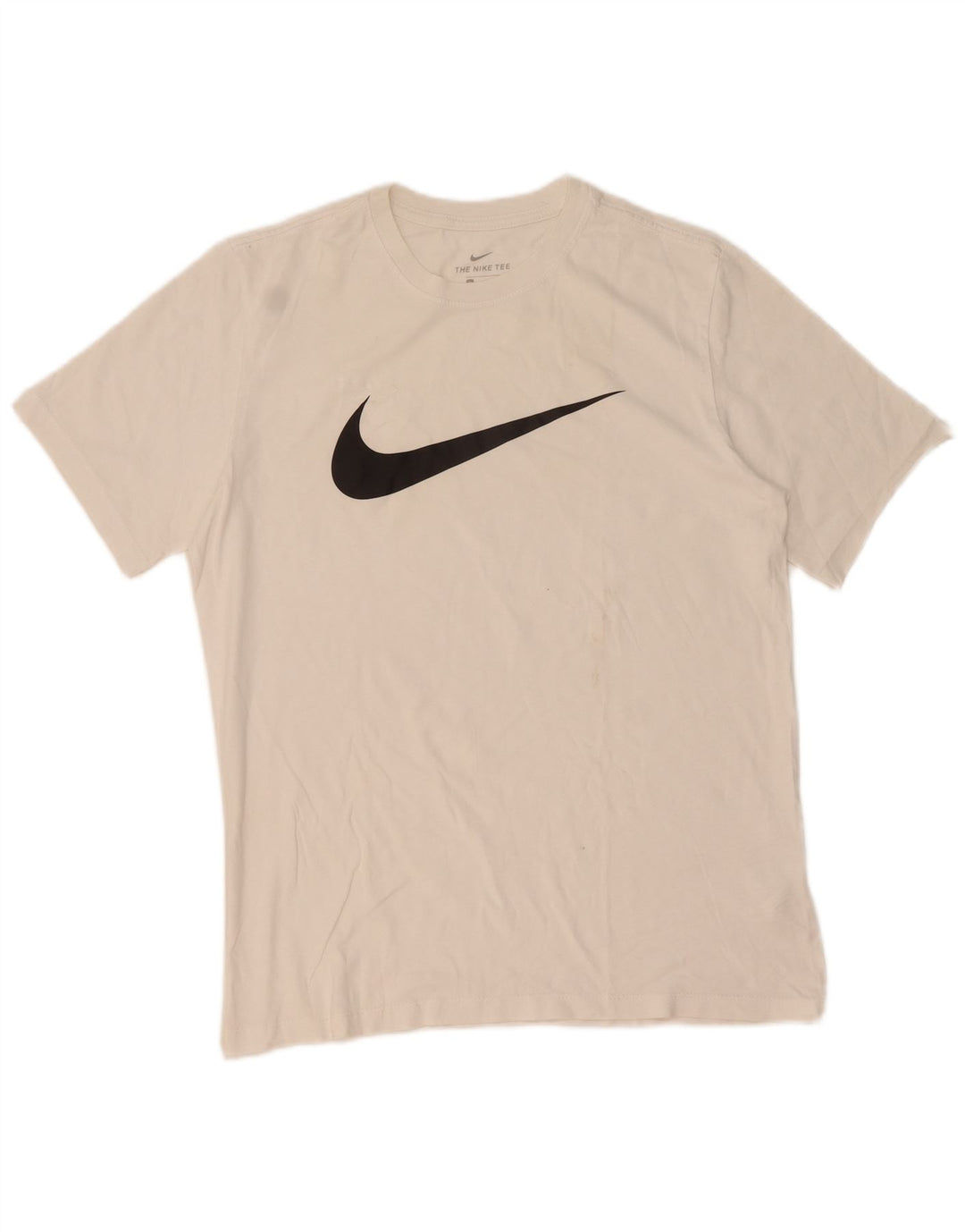 T-shirt grafica da uomo Nike Top in cotone bianco medio