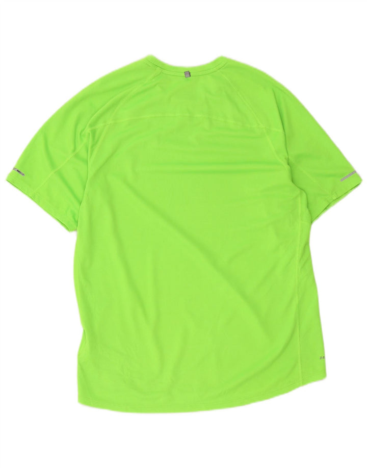 T-shirt Nike Dri Fit da uomo, grande, in poliestere verde