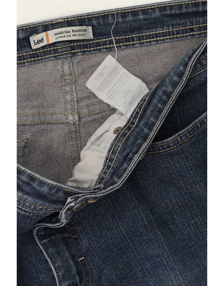 Jeans Lee Bootcut da donna a vita media US 12 Large W32 L31 Cotone blu