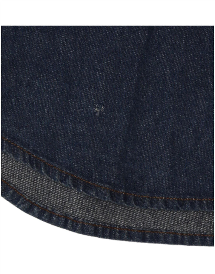 Camicia di jeans da uomo Carrera in cotone blu medio